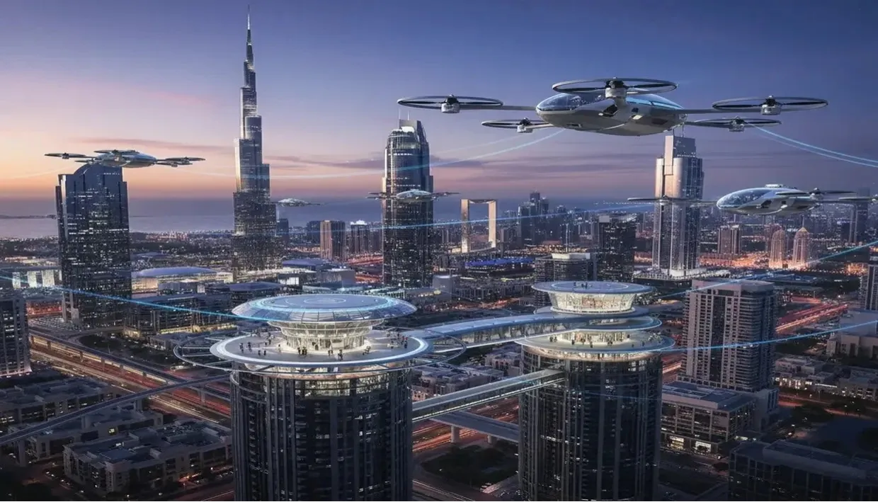 Flying Taxis and Vertiports
